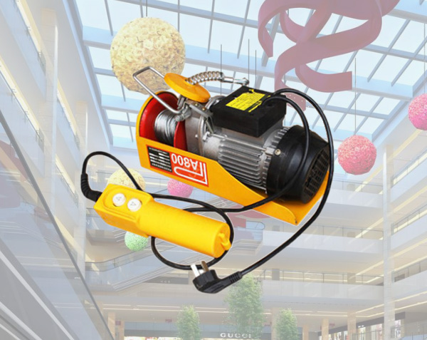 Miniature remote control electric hoist