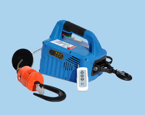 Portable miniature electric hoist