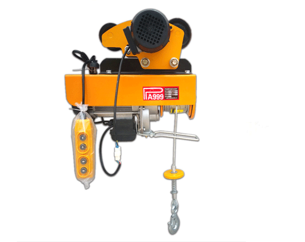 Running miniature electric hoist