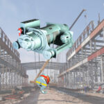 Double-track imported wire rope electric hoist